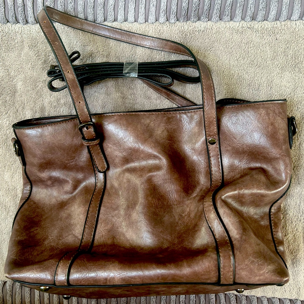 Unknown Brand Purse Real Leather